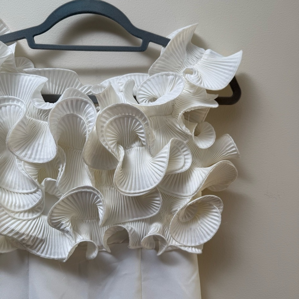 Do + Be White Ruffle Mini Dress - Picture 4 of 9
